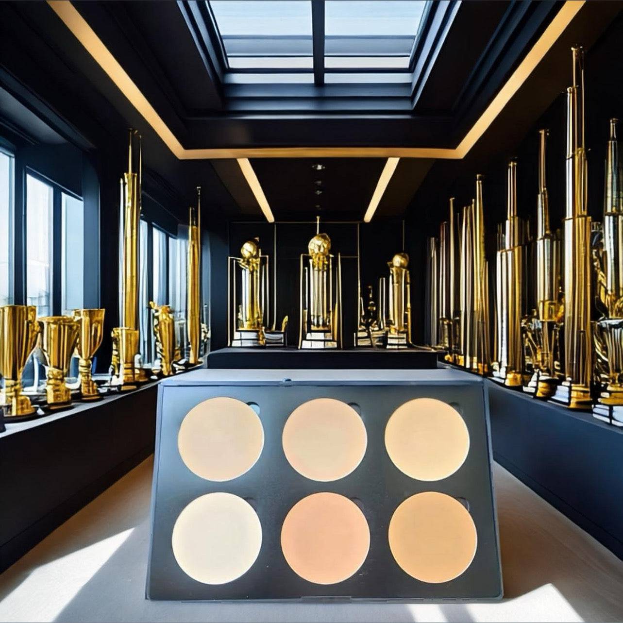 COMPACT POWDER PALETTE FOR USE WET OR DRY