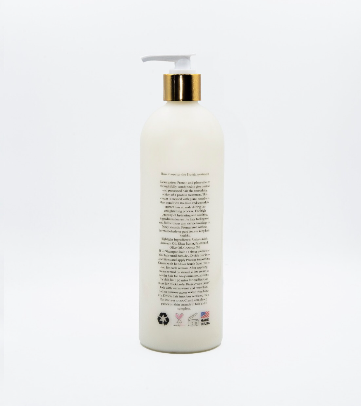 Hair protein treatment and smoothie