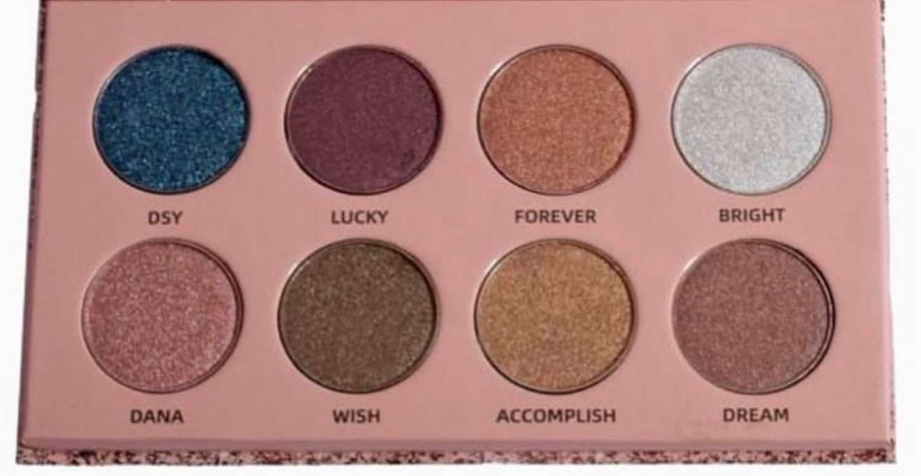 Eye shadow metallic palette