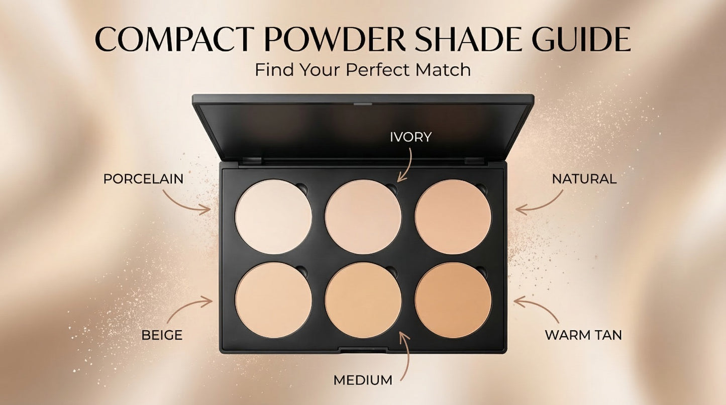 COMPACT POWDER PALETTE MEDIUM FOR USE WET OR DRY