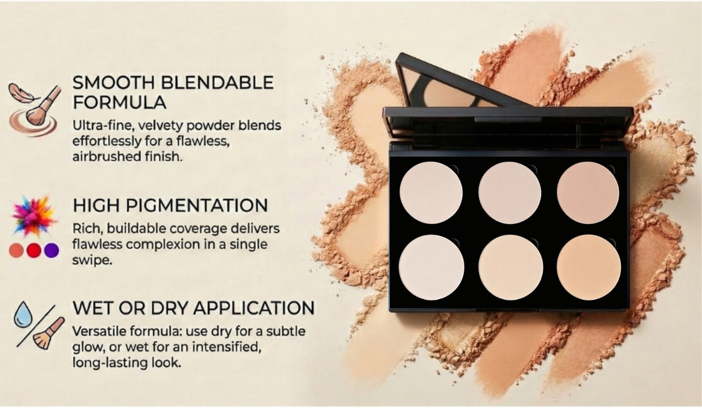 COMPACT POWDER LIGHT PALETTE