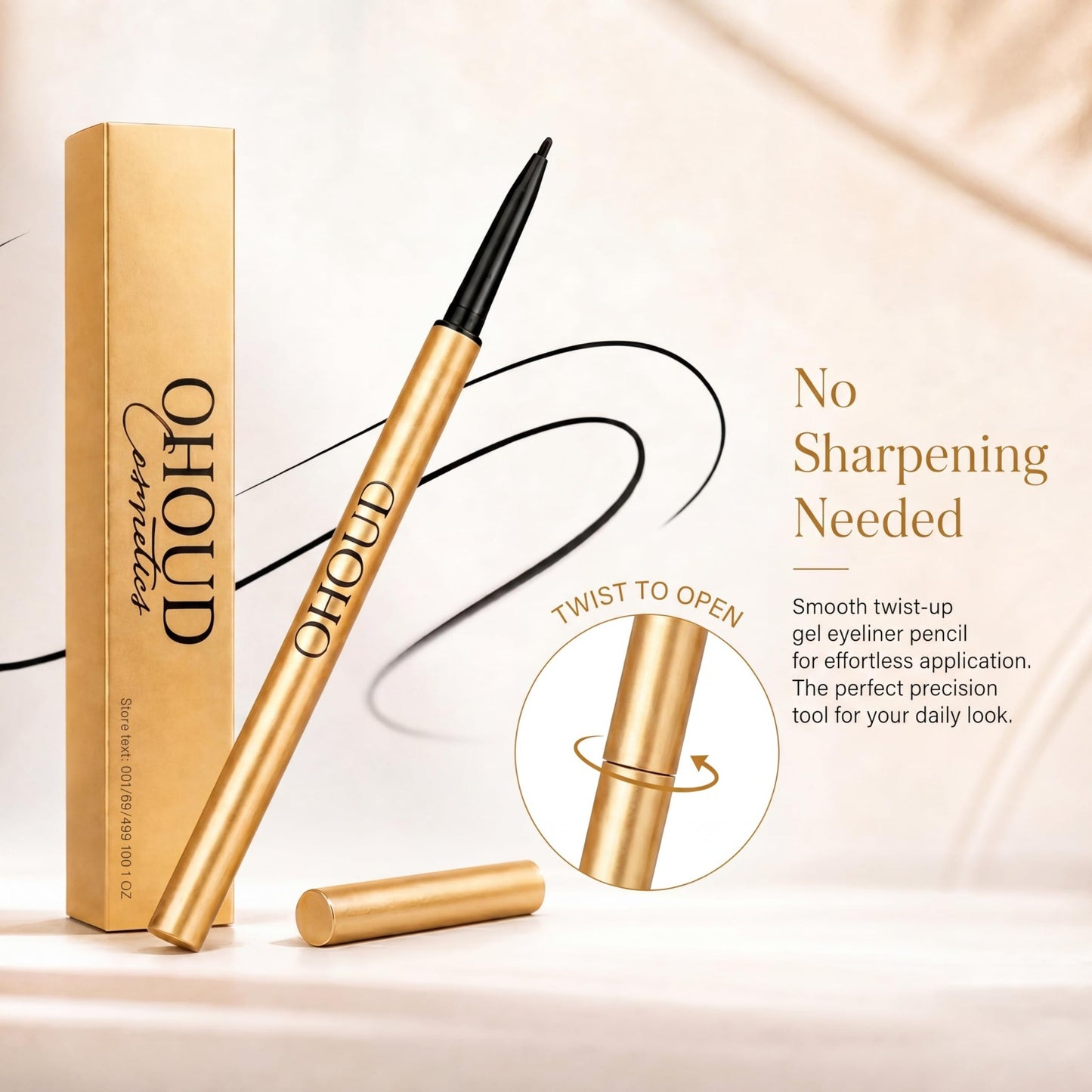 Gel liner water proof slim and smooth