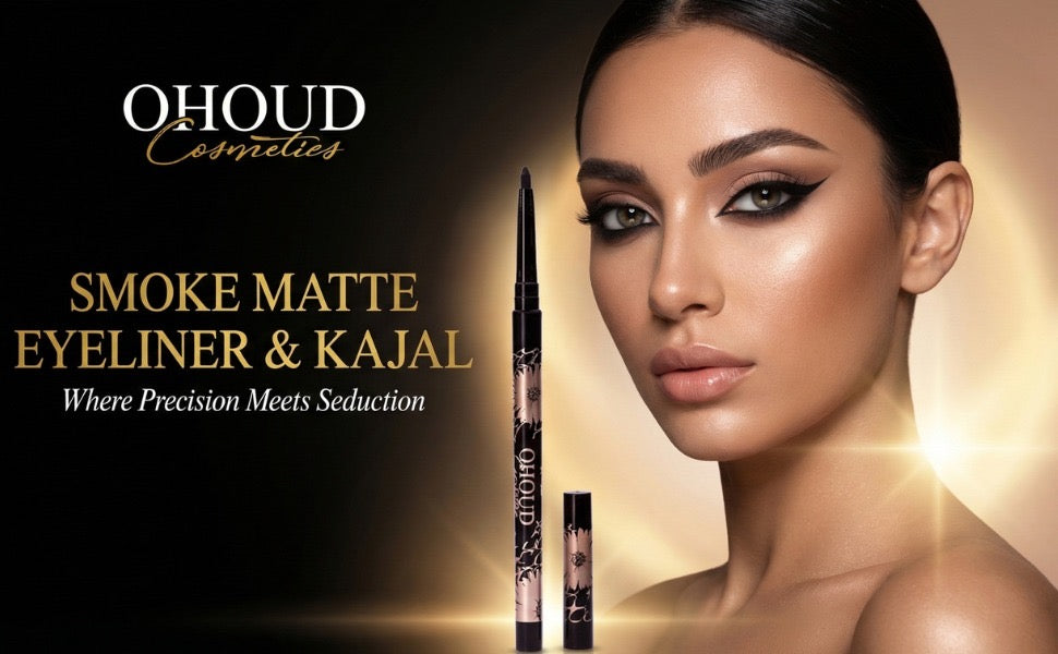 SMOKE MATTE EYELINER AND KAJAL