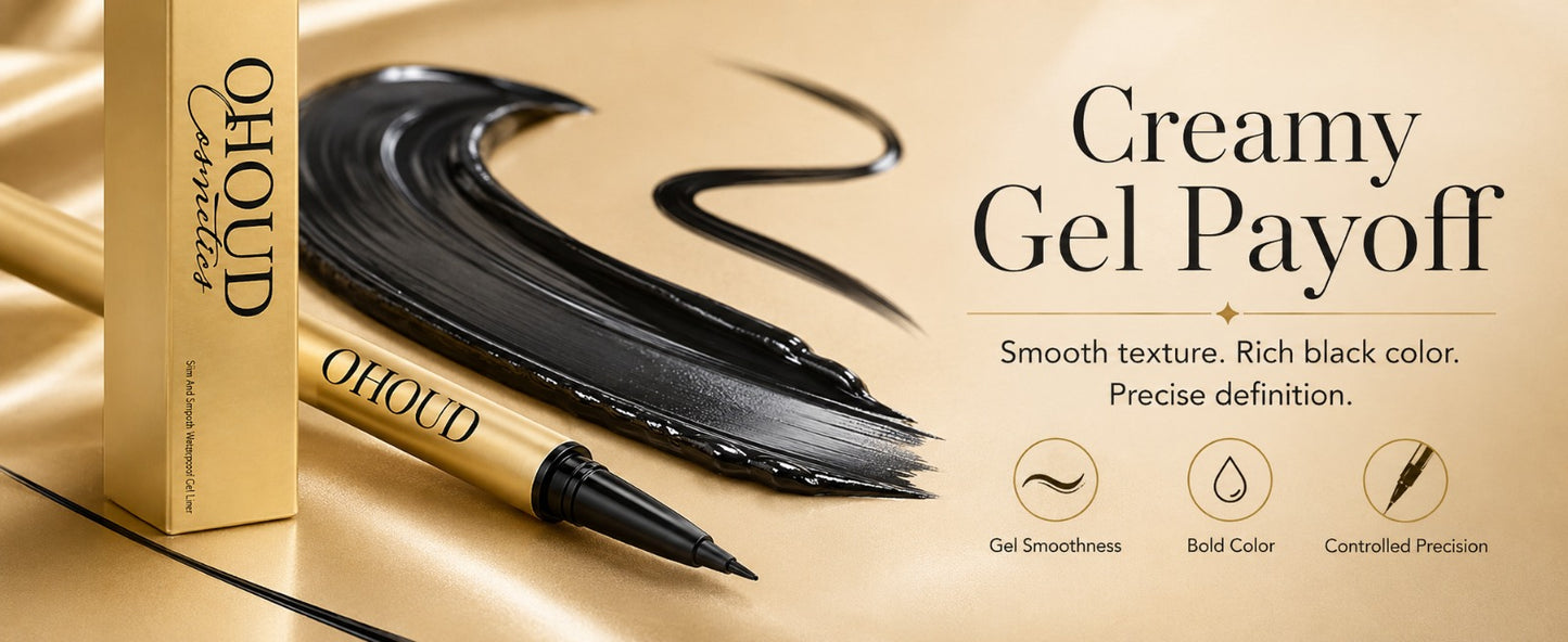 Gel liner water proof slim and smooth