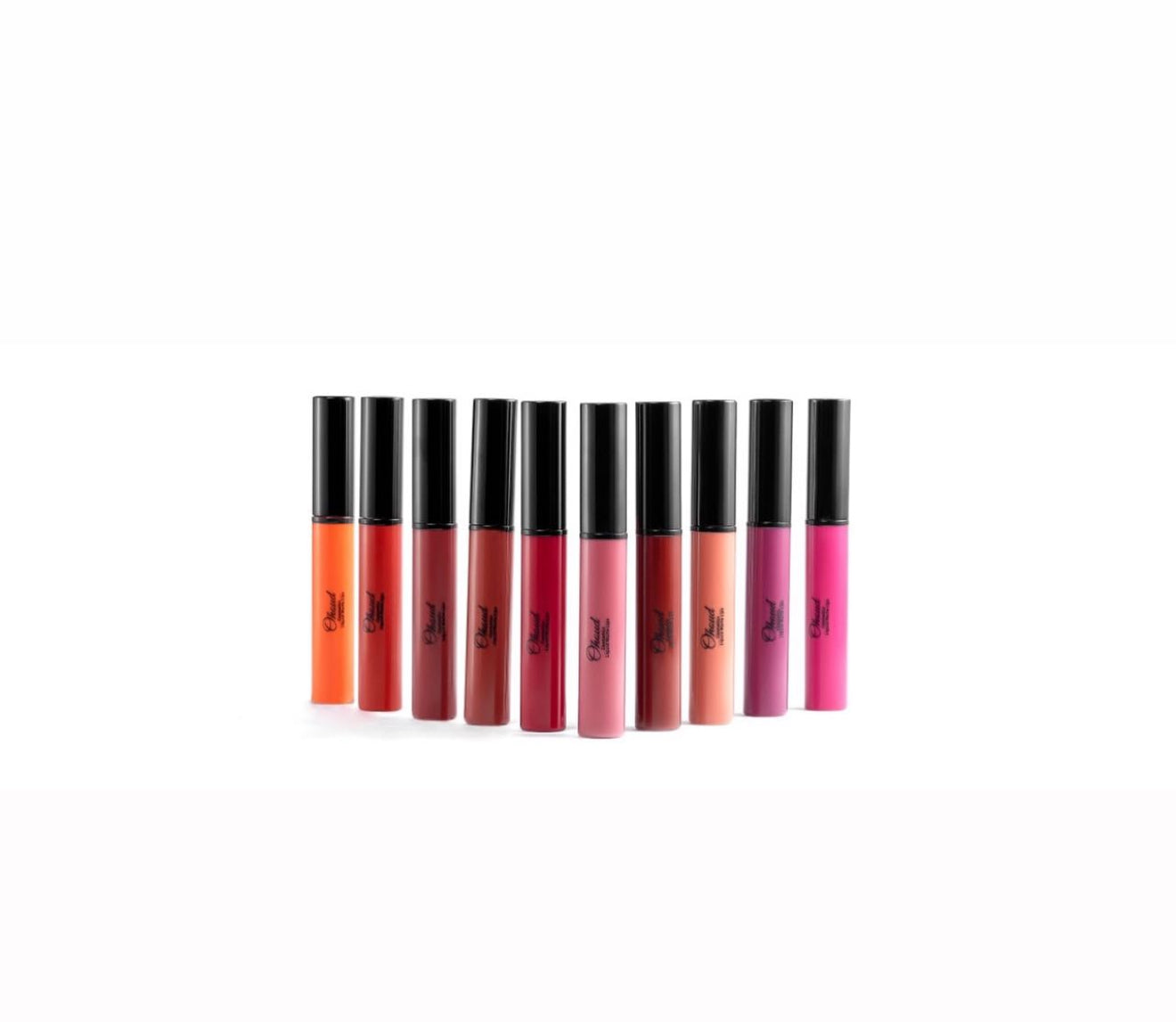 Long-lasting matte liquid lipstick, smudge-proof and highly pigmented